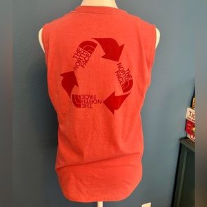 The North Face recycle emblem tank